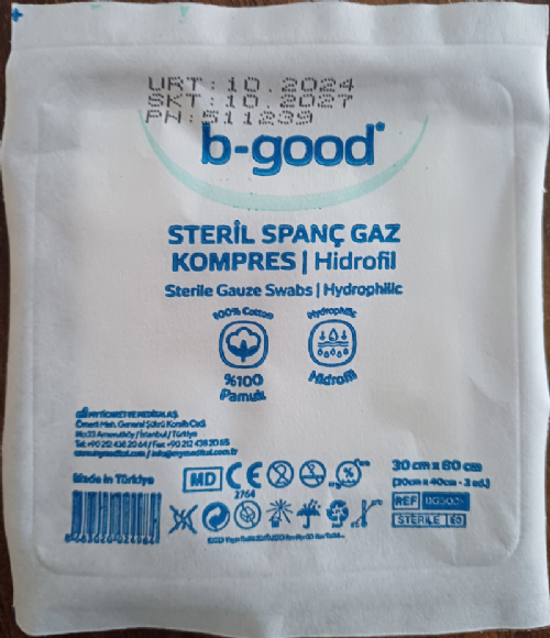 B-Good Hidrofil Gazlı Bez 30 X 80 Cm Yeni