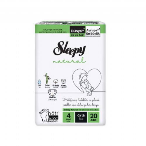 Sleepy Naturel Tekli Jumbo No:4 20 Li