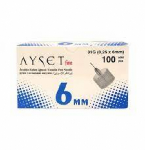 Ayset Fine 6Mm 31G İğne Ucu