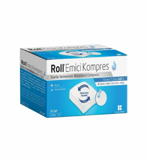 Roll Emici Kompres 7,5*7,5Cm 100 Lü