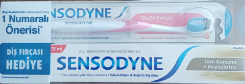 Sensodyne Tam Koruma Beyazlatıcı 75Ml+ Fırça Hed.