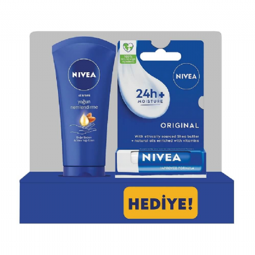 Nivea El Kremi 75Ml +Dudak Kor. Original