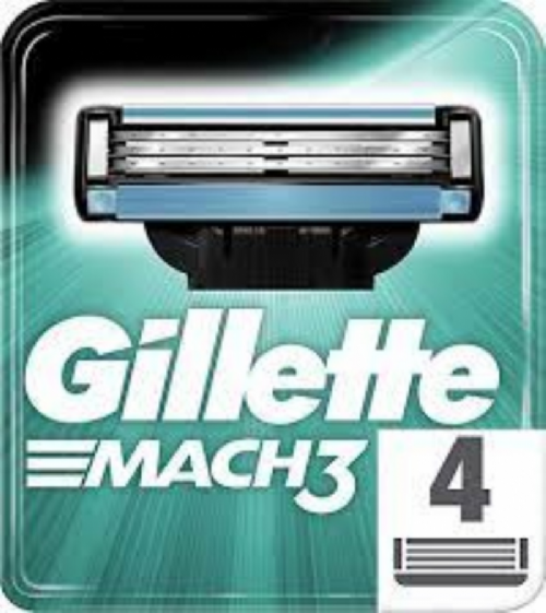 Gilette Mach 3 - 4 Lü Yedek